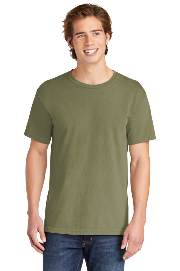 1717_khaki_model_front - Zippy Stitches - Custom Embroidery Services