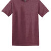 64000_heathermaroon_flat_front - Zippy Stitches - Custom Embroidery Services