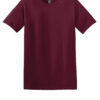 64000_maroon_flat_front - Zippy Stitches - Custom Embroidery Services