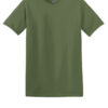 64000_militarygreen_flat_front - Zippy Stitches - Custom Embroidery Services