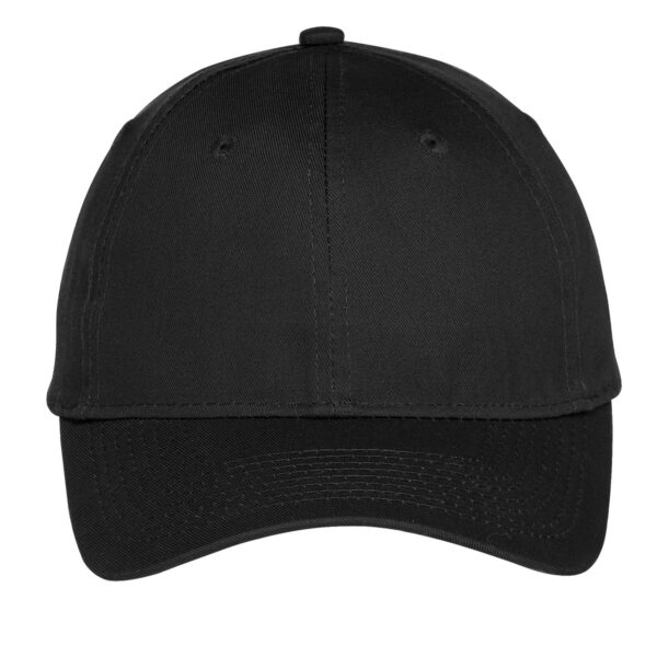 C914_black_cap_full_front - Zippy Stitches - Custom Embroidery Services