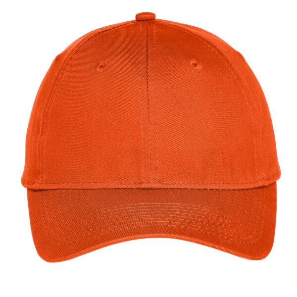 C914_orange_cap_full_front - Zippy Stitches - Custom Embroidery Services