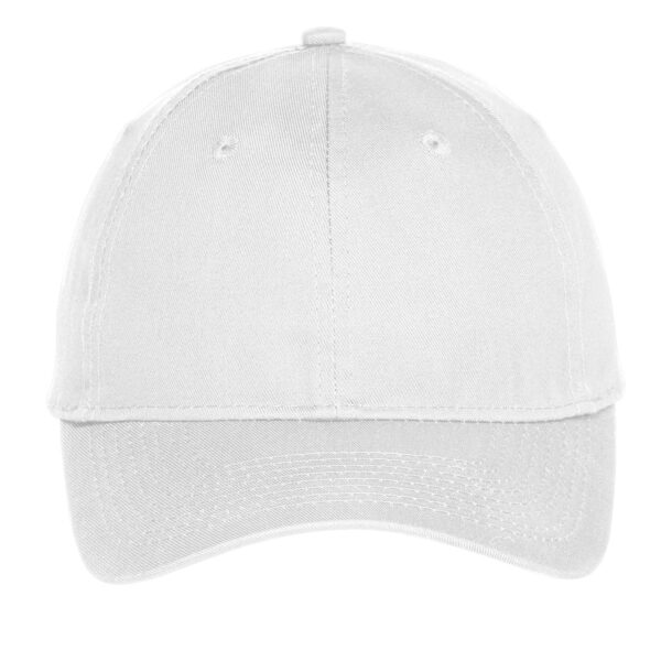 C914_white_cap_full_front - Zippy Stitches - Custom Embroidery Services