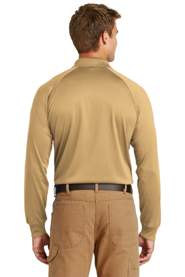 Cs410ls_tan_model_back - Zippy Stitches - Custom Embroidery Services