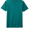 Dm130_heatheredteal_flat_front - Zippy Stitches - Custom Embroidery Services