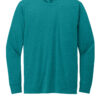 Dt109_heatheredteal_flat_front - Zippy Stitches - Custom Embroidery Services