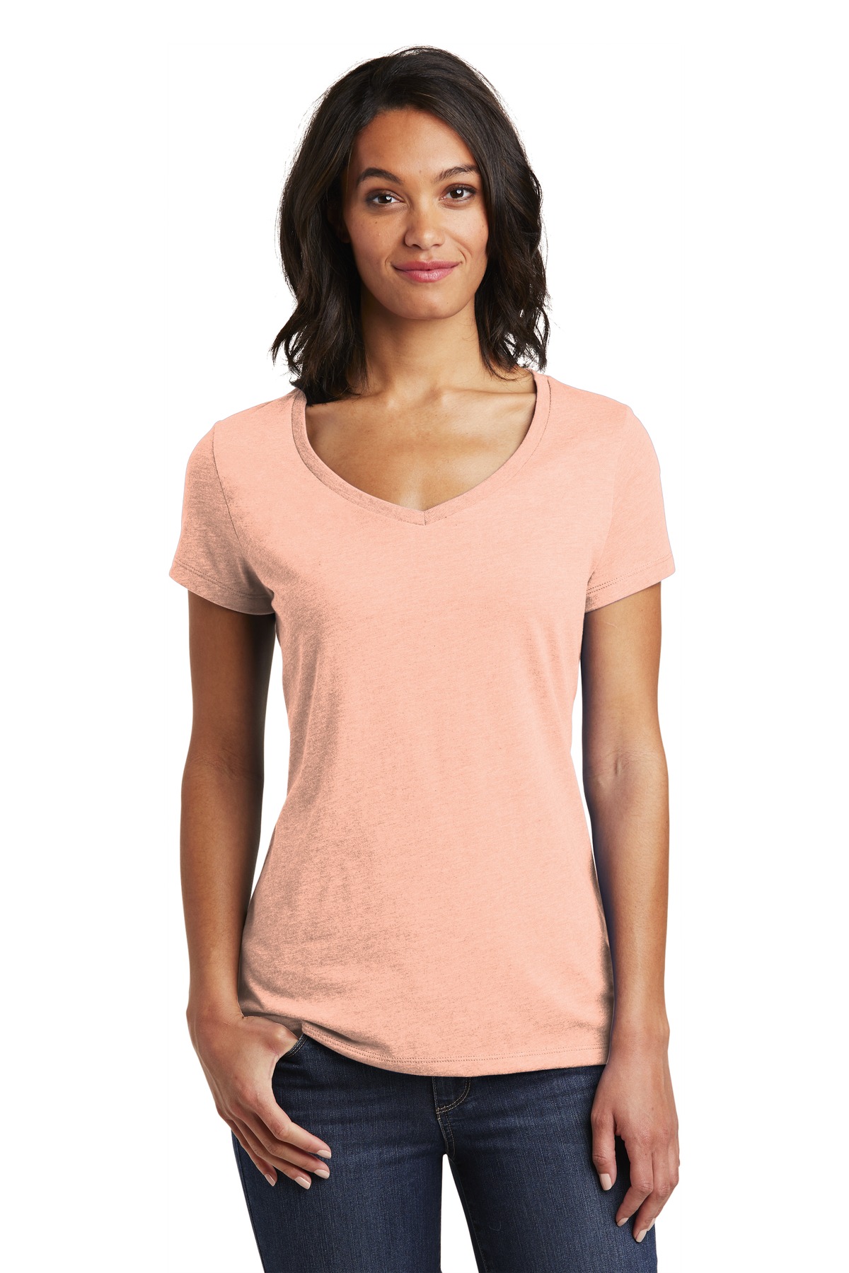 District Women's Very Important Tee V-Neck. DT6503 - Image 3