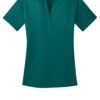 L540_tealgreen_flat_front - Zippy Stitches - Custom Embroidery Services