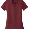 Lk110_burgundy_flat_front - Zippy Stitches - Custom Embroidery Services