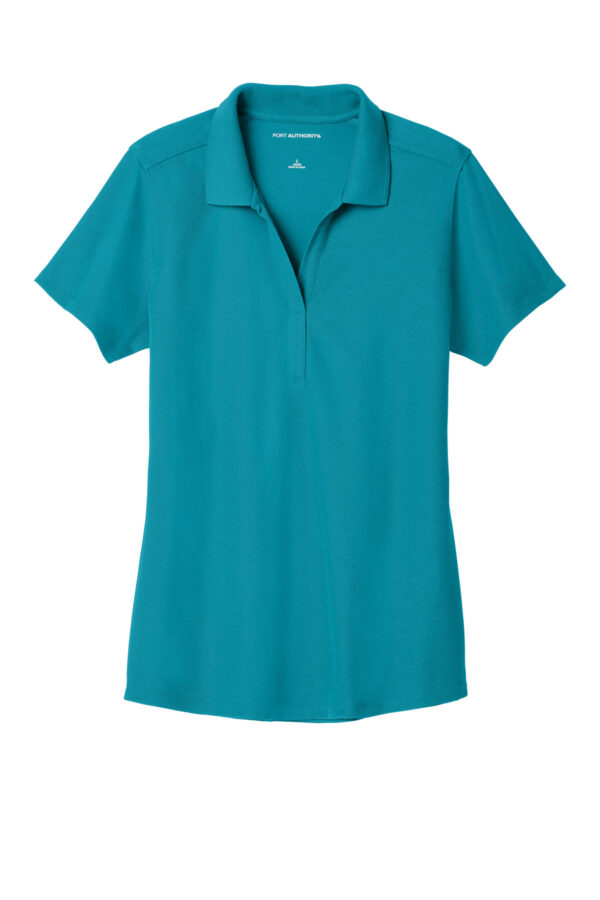 Lk600_teal_flat_front - Zippy Stitches - Custom Embroidery Services