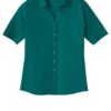 Lk682_darkteal_flat_front - Zippy Stitches - Custom Embroidery Services