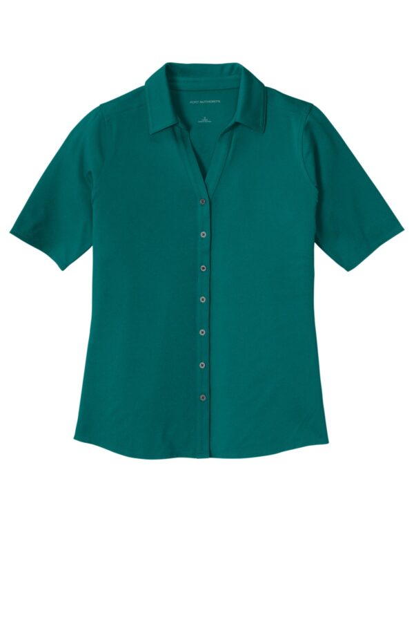 Lk682_darkteal_flat_front - Zippy Stitches - Custom Embroidery Services