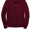 P180_maroon_flat_front - Zippy Stitches - Custom Embroidery Services