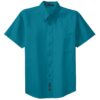 S508_tealgreen_flat_front - Zippy Stitches - Custom Embroidery Services