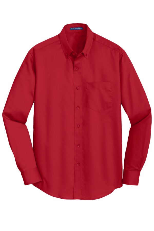 S663_richred_flat_front - Zippy Stitches - Custom Embroidery Services