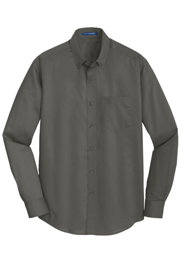 S663_sterlinggrey_flat_front - Zippy Stitches - Custom Embroidery Services