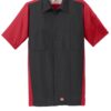 Sy20_blackred_flat_front - Zippy Stitches - Custom Embroidery Services